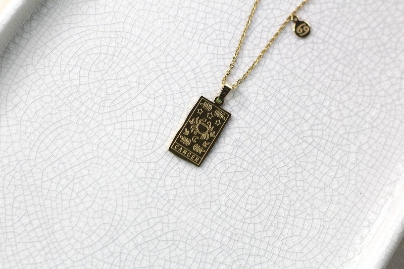 Zodiac Plate Necklace