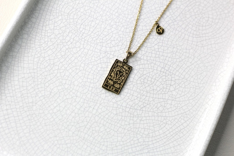 Zodiac Plate Necklace