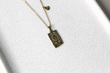 Zodiac Plate Necklace