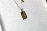 Zodiac Plate Necklace