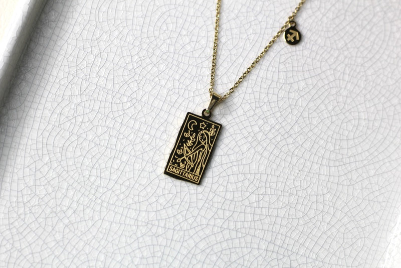 Zodiac Plate Necklace