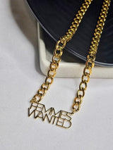 Gold Femmes Wanted Necklace