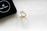 Gold Stone Femme Wrap Ring